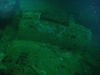 A new Zero fighter on the way to Etan Island airbase never arrived and lies in the forward hold of the Fujikawa Maru today...